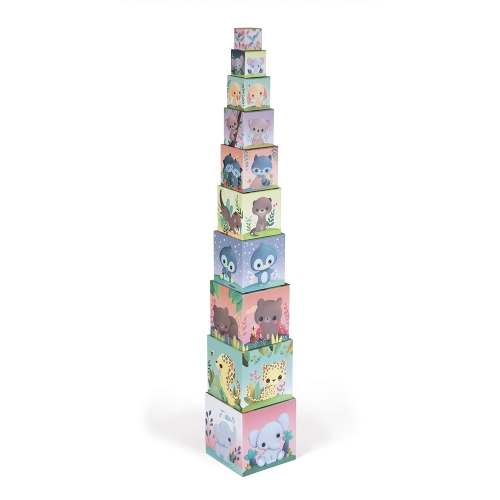 Janod Stacking Tower Animal Friends