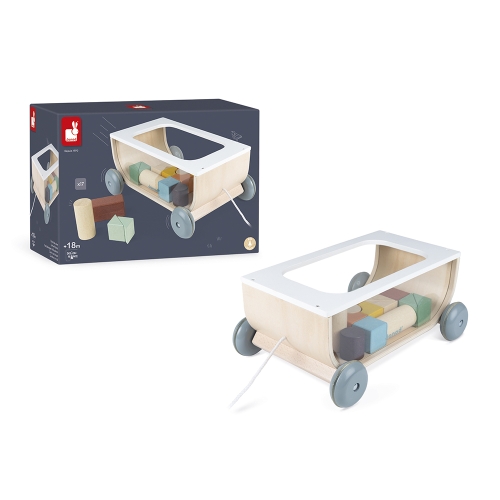 Janod Sweet Cocoon Block Cart