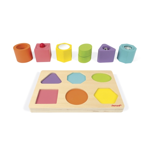 Janod I Wood Shape and sound puzzle