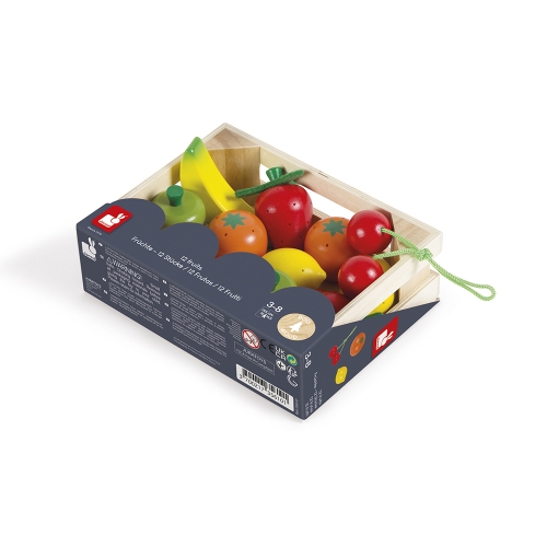 Janod in the Kitchen Crate fruit (12-piece)