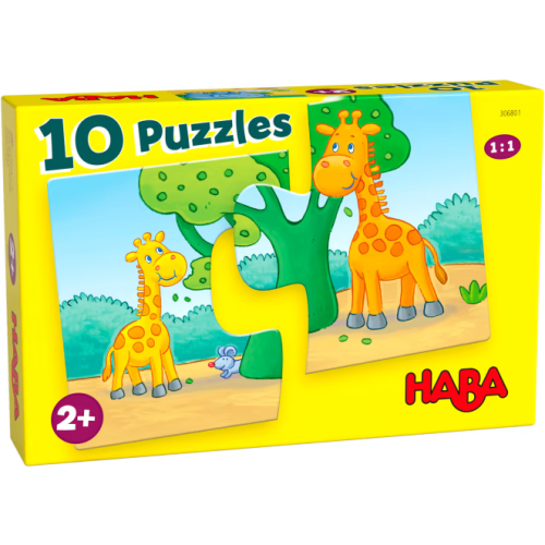 Haba 10 puzzles Wild animals