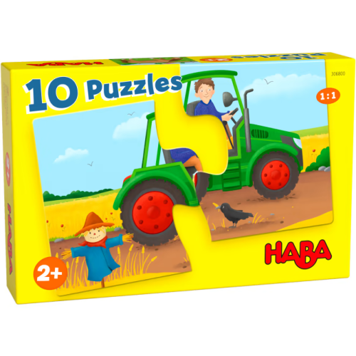Haba 10 puzzles On the farm