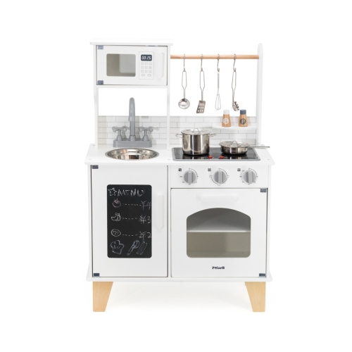 PolarB Wooden Play Kitchen White