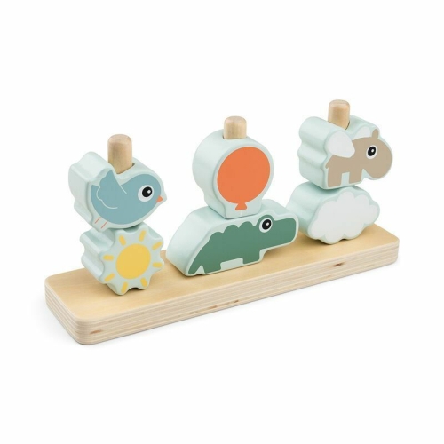 Done by Deer Wooden Stacking Toys Happy Clouds Color Mix