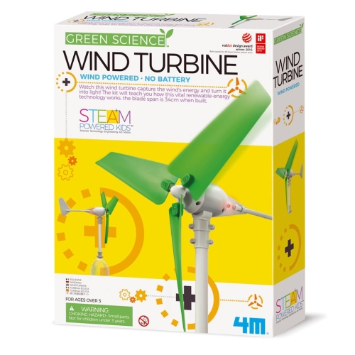 4M Kidzlabs Green Science Wind Turbine