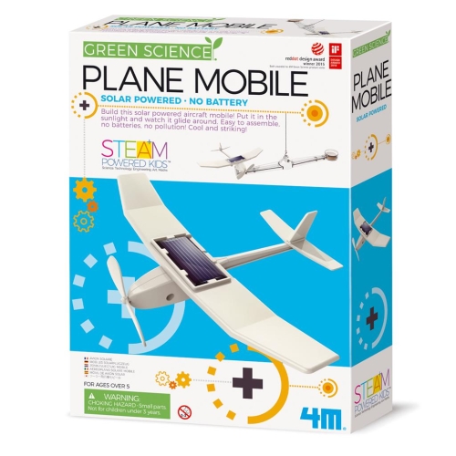 4M Kidzlabs Green Science Solar Airplane