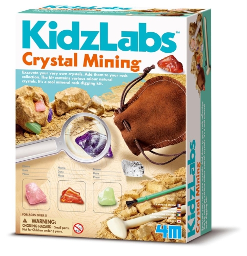 4M KidzLabs Crystal Mine Excavation Kit (French)