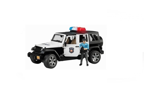Bruder Jeep Wrangler USA police with figure
