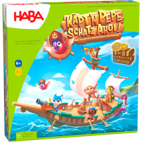 Haba game Captain Pepe, Treasure of the seven (Dutch)