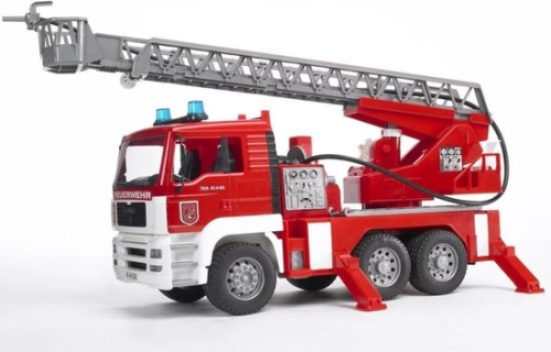 Bruder MAN Fire truck with water pump. and light and sound module