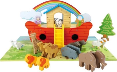 Mentari Wooden Ark of Noah Set