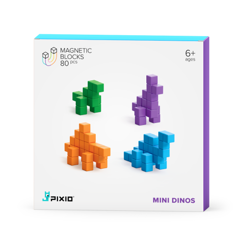 Pixio Magnetic Toy Mini Dinos 80 pieces