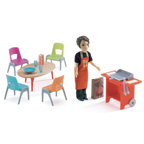 Djeco Barbecue Grill with accessories 