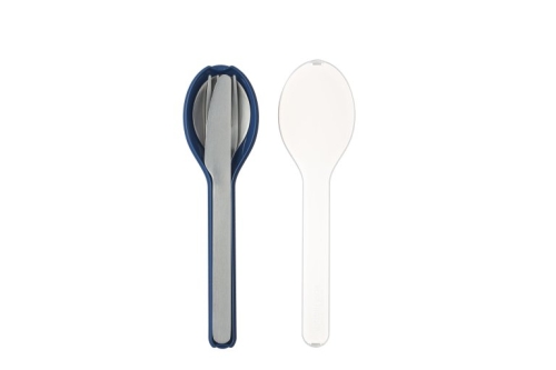 Mepal Cutlery Set Ellipse 3 piece Nordic Denim