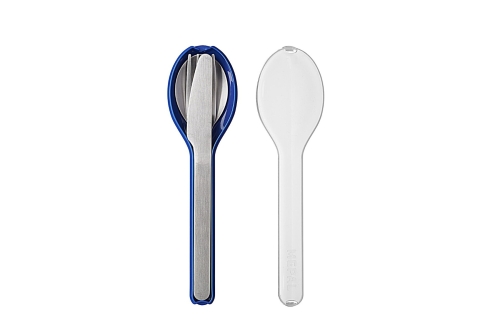 Mepal Cutlery Set Ellipse 3 piece Vivid Blue