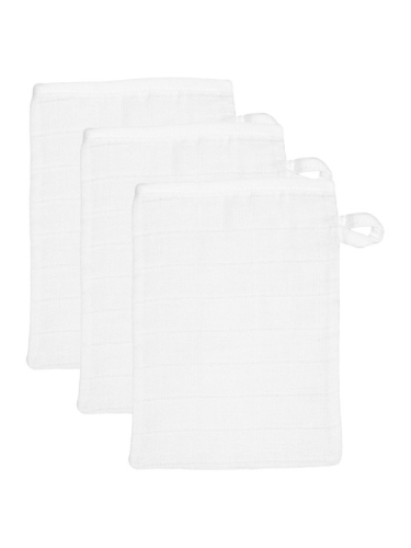Blush &amp; Blossom - Starter Set (6 diapers - 3 washgloves - 3 mouthcloths) White 