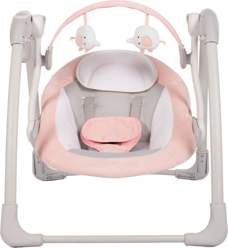 BoJungle B-Dolphy Rocking Chair Grey/Pink