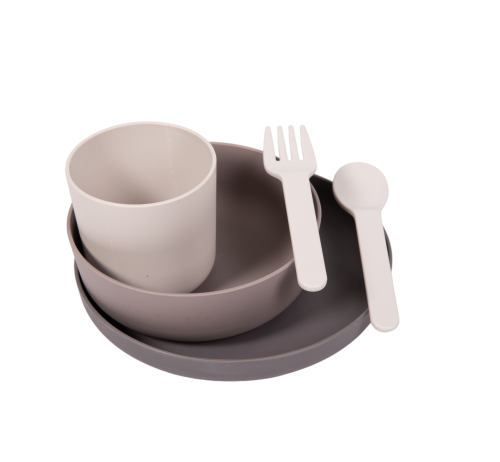 BoJungle Tableware CPLA Gray