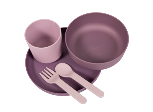 BoJungle Tableware CPLA Pink/Purple