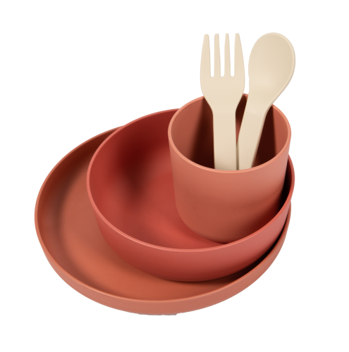 BoJungle Tableware CPLA Terracotta