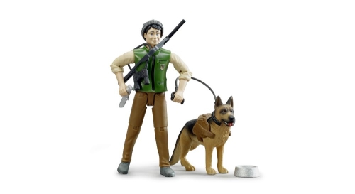 Bruder bworld ranger with dog and accessories