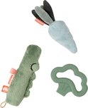 Done by Deer Tiny Activity Toy Set Croco Green (3 pieces)
