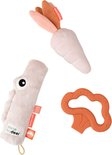 Done by Deer Tiny Activity Toy Set Croco Powder Pink (3 pieces)