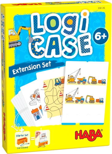 Haba game LogiCASE expansion set construction site 6+