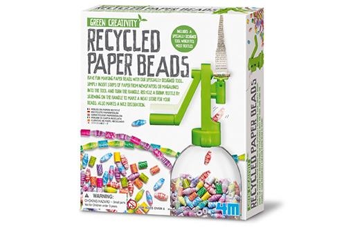 4M Kidz Lab Green Creativity Recycled paper Bead chain