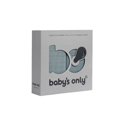 Baby&#39;s Only Swaddle 60 x 70 cm Stonegreen