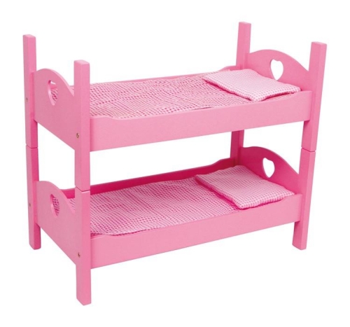 Bed and Bunk Bed Pink