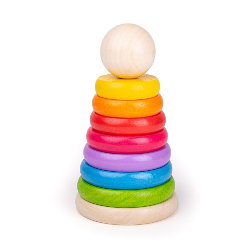 BigJigs stacking tower rainbow