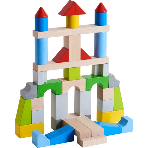 Haba Basic building blocks colored Large