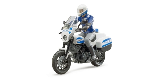 Bruder Police Motorcycle Ducati Scrambler