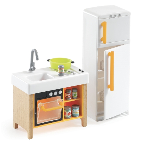 Djeco dollhouse compact kitchen set