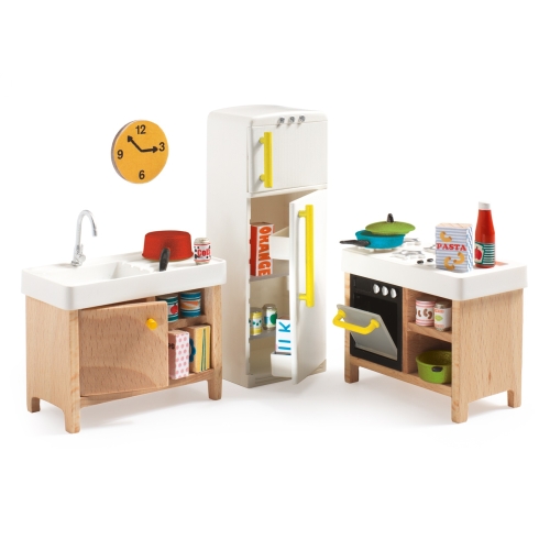 Djeco dollhouse kitchen set