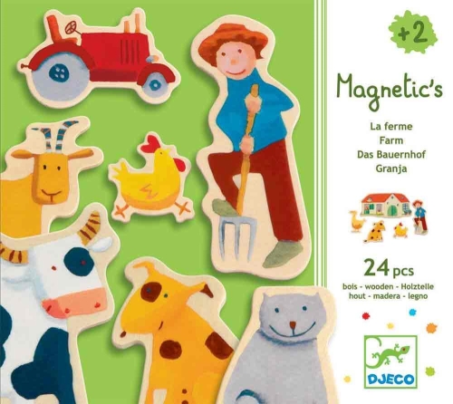 Djeco magnetische puzzel boerderij