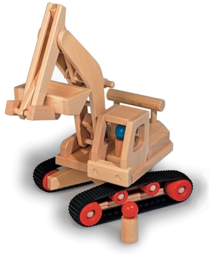 Fagus Wooden Excavator with Tracks
