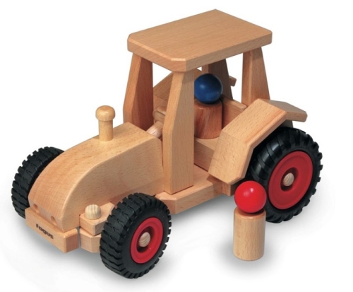 Fagus Wooden Tractor with Cabin
