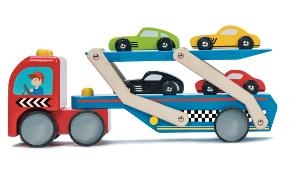 Le Toy Van Racewagen transporter