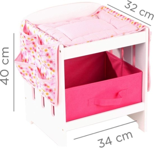 Götz Needful Things, changing table Baby spa, baby dolls 30-33 cm / 42-46 cm (Contents: 4 parts)