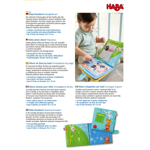 Haba baby photo album playmates