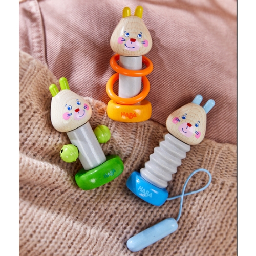 Haba sound hare rattle fun