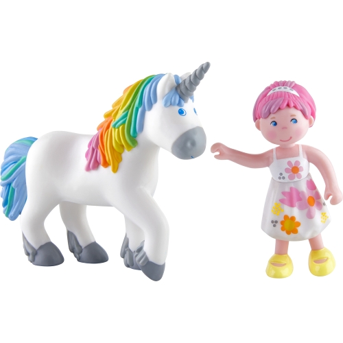 Haba Little Friends Amira and unicorn Ruby Rainbow