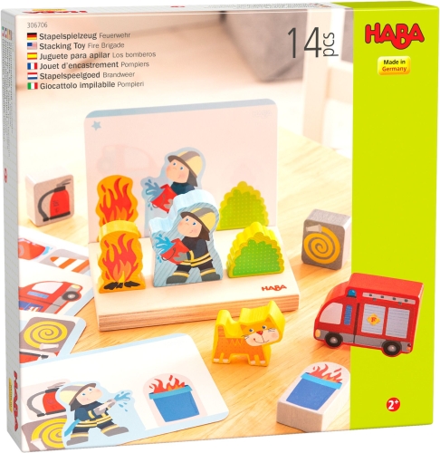 Haba stacking toy fire brigade