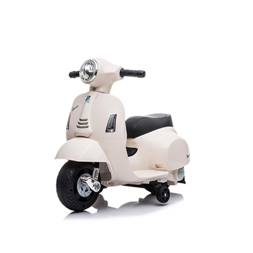 Happy Baby electric Vespa scooter cream