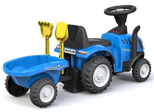 Happy Baby ride-on tractor New Holland with cart blue