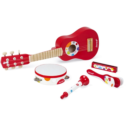 Lavet til at huske Orator nabo Janod Musical Instruments Confetti Red Online | Offer at PLUSTOYS