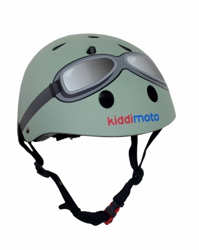 Kiddimoto children's helmet pastel green S