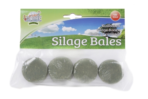 Kids Globe 4 round silage bales